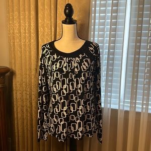 Worthington Stretch Size XL Very Detailed Blouse